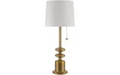 Oriva Tanger Bordslampa 56cm Brons/Vit* Bordslampor