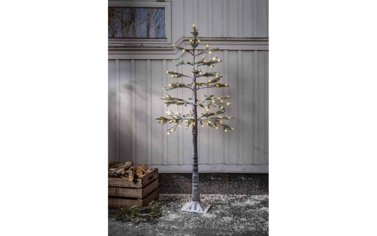 Konstgranar Med Led<Star Trading Tanne Konstgran LED 150cm Grön IP44