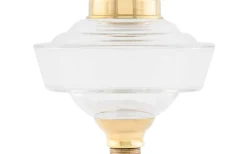 Reservdelar Fotogenlampor<Karlskrona Lampfabrik Tappoljehus 10''' - Klarglas / Mässing