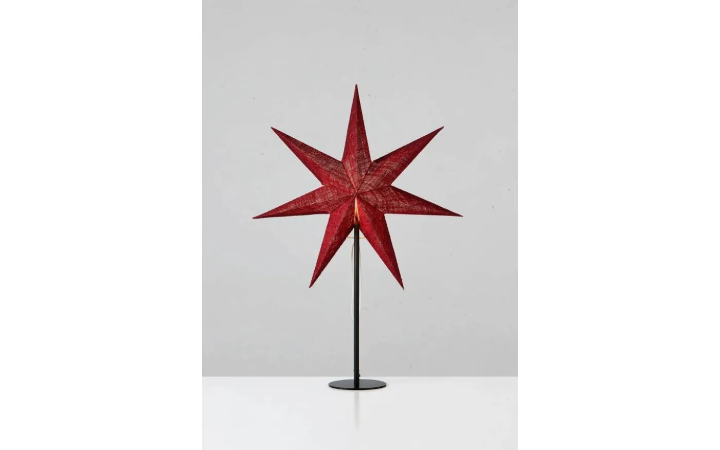 Tara Bordsstjärna 45cm Röd