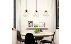 Eglo Tarbes Taklampa 80cm Mässing* Avlånga Taklampor