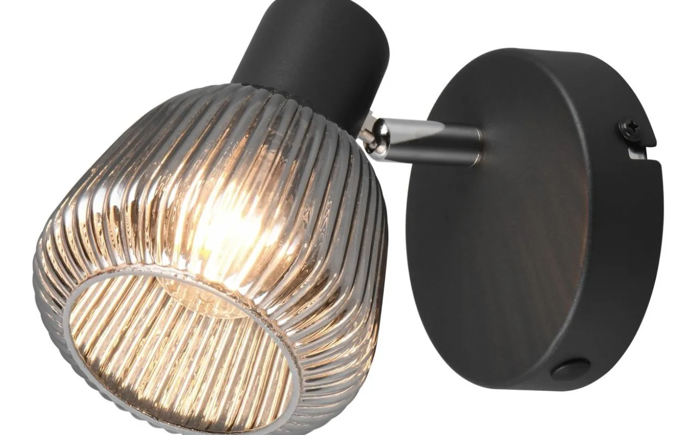 Tarifa Spotlight E14 mattsvart/förkromad