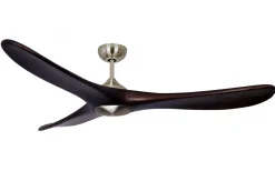 Texa Design Taurus 140cm Takfläkt Nickel/Valnöt* Takfläktar|Sovrum