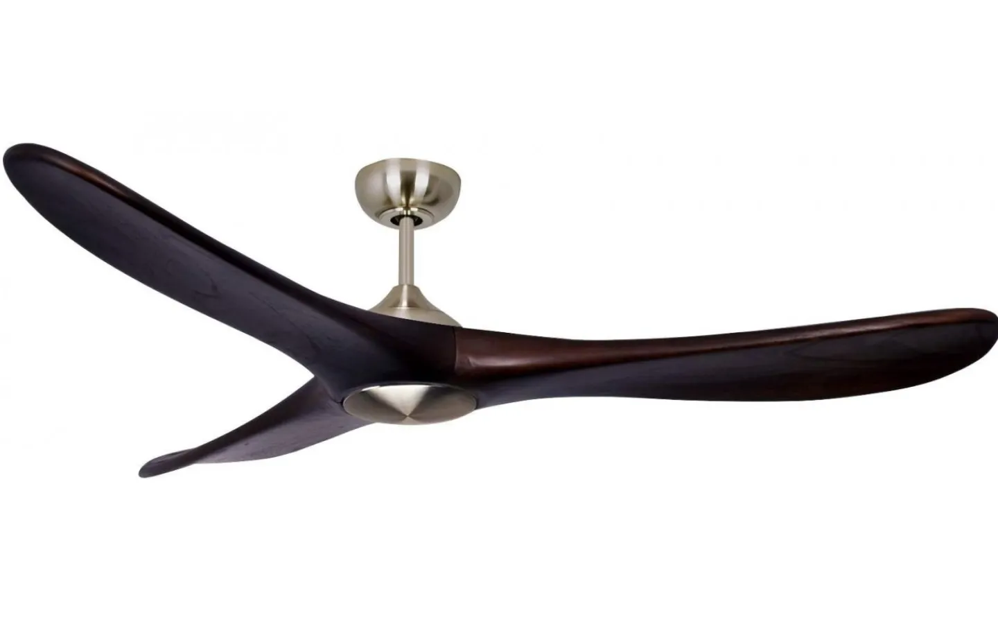 Texa Design Taurus 140cm Takfläkt Nickel/Valnöt* Takfläktar|Sovrum