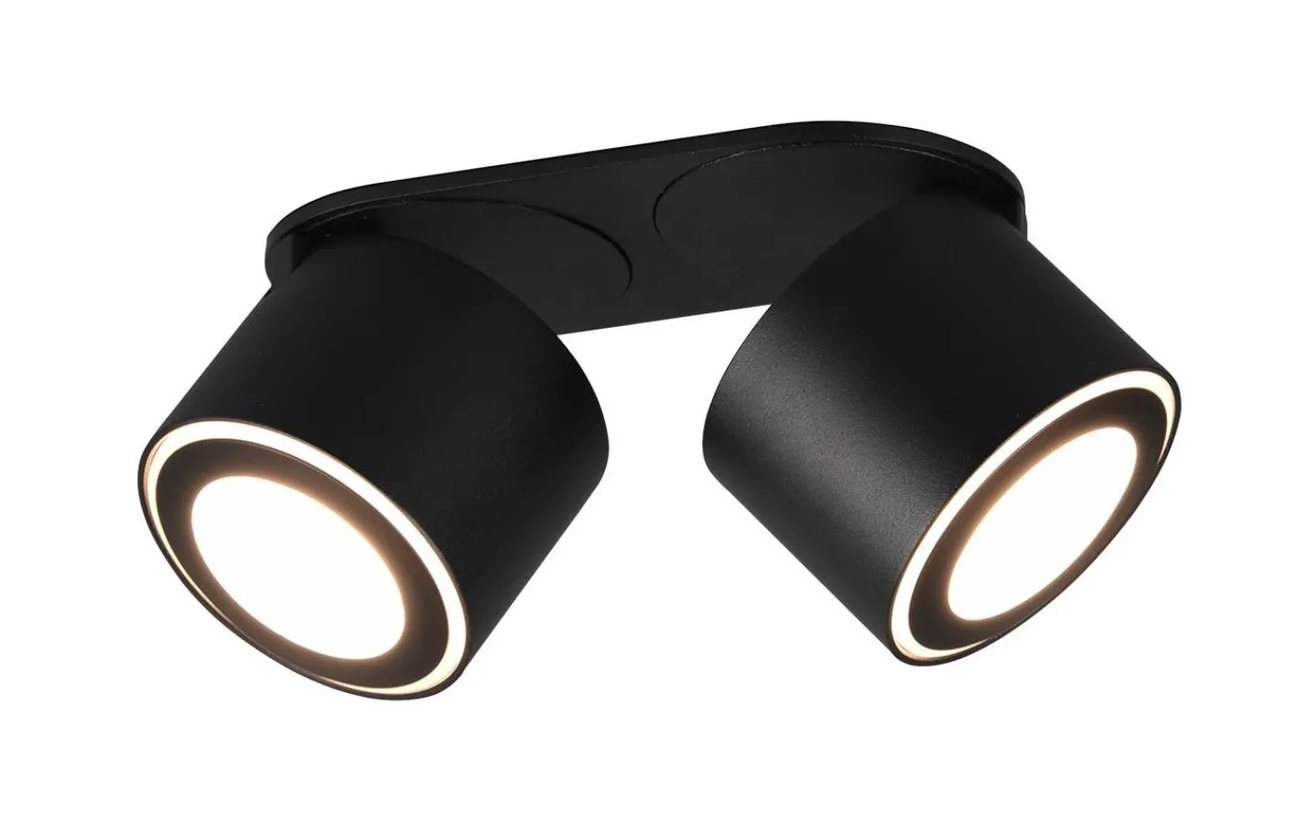 Trio Lighting Taurus Spotlight LED 2-delat mattsvart* Takspot Med 2 Lampor