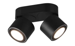 Trio Lighting Taurus Spotlight LED 2-delat mattsvart* Takspot Med 2 Lampor