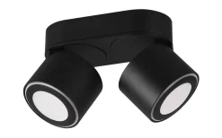 Trio Lighting Taurus Spotlight LED 2-delat mattsvart* Takspot Med 2 Lampor
