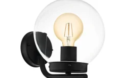 Taverna Vägglykta Svart/Klar IP44