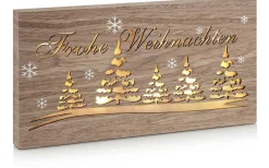 Inredning Jul<Markslojd Tavla Batteridriven Dekorationsbelysning 18cm Brun