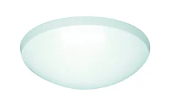 Takkoppar & Byglar<Malmbergs Täckbricka med fjäder, Vit, Ø 145 mm