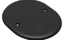 Täcklock till apparatdosor, 1,5-dosa, Svart