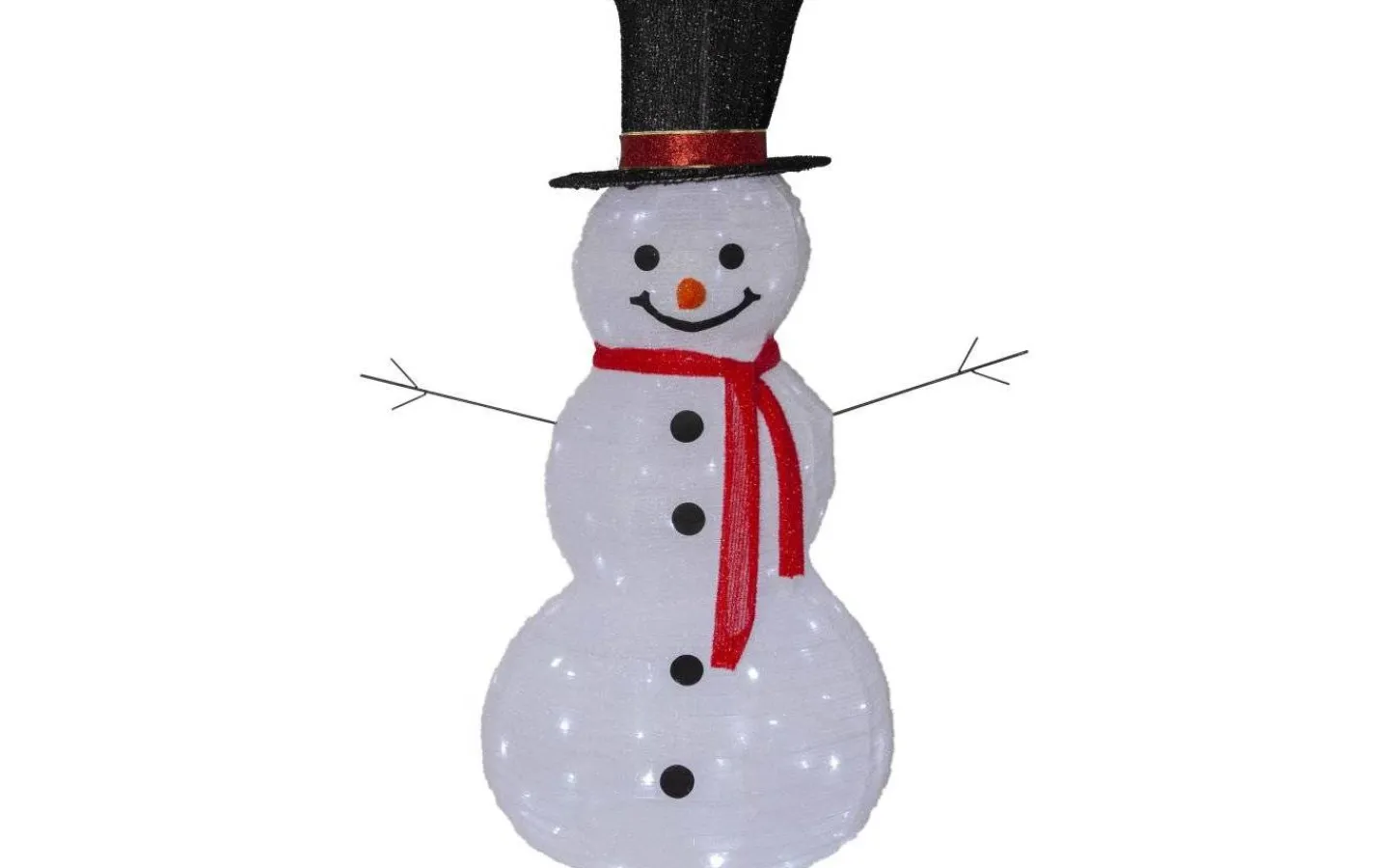 Star Trading Tecidy Snögubbe i Textil 120cm IP44* Julpynt Utomhus