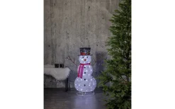 Tecidy Utomhusdekoration Snögubbe 90cm IP44