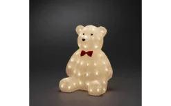 Julpynt Utomhus<Konstsmide Teddybjörn 38cm Varmvit IP44