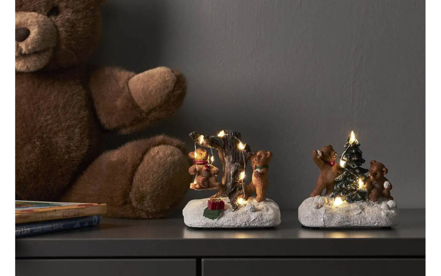 Star Trading Tedville Batteridriven Juldekoration Snöboll* Julbyar Och Figurer