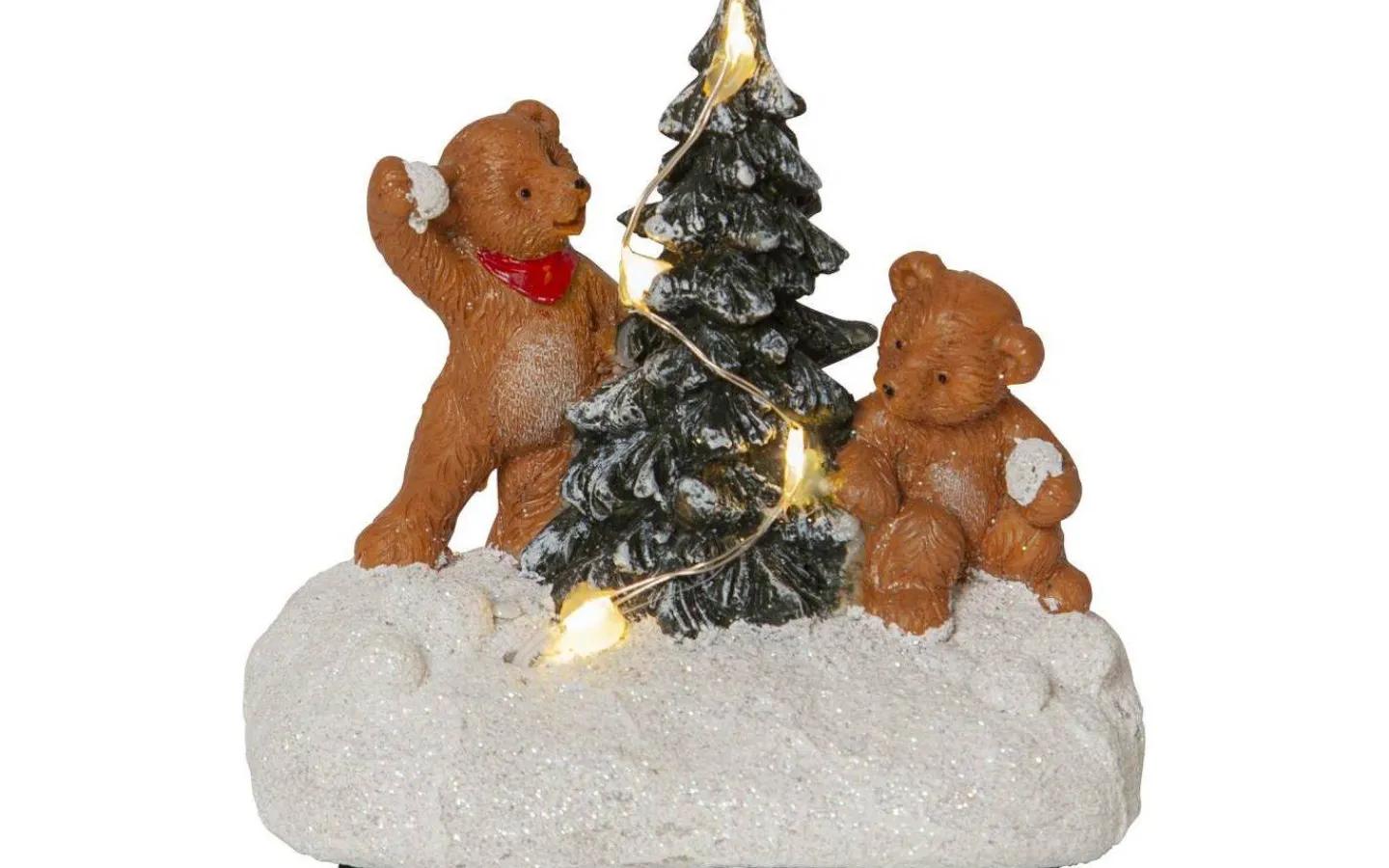 Star Trading Tedville Batteridriven Juldekoration Snöboll* Julbyar Och Figurer