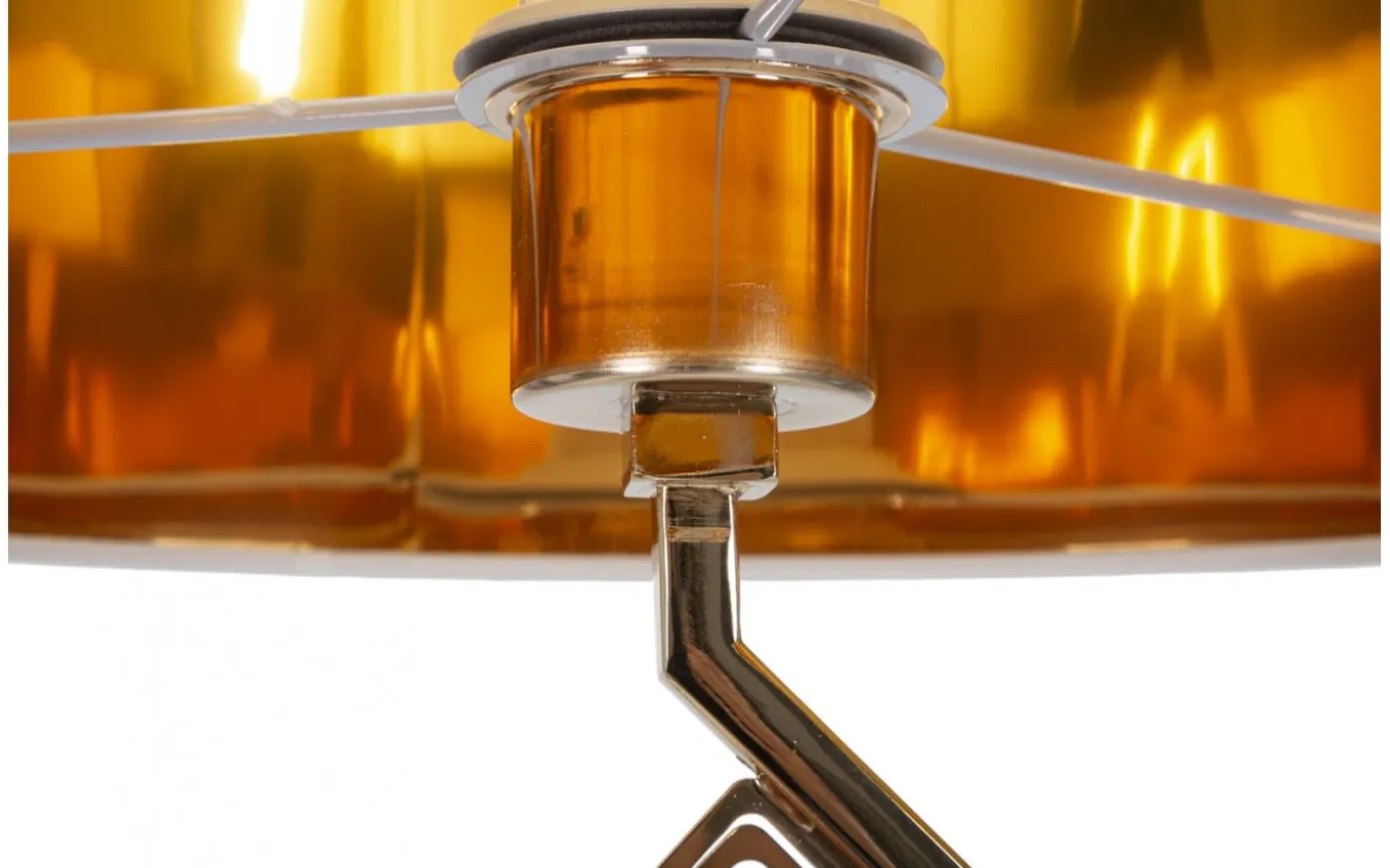 Tempo Golvlampa 161cm Vit/Guld