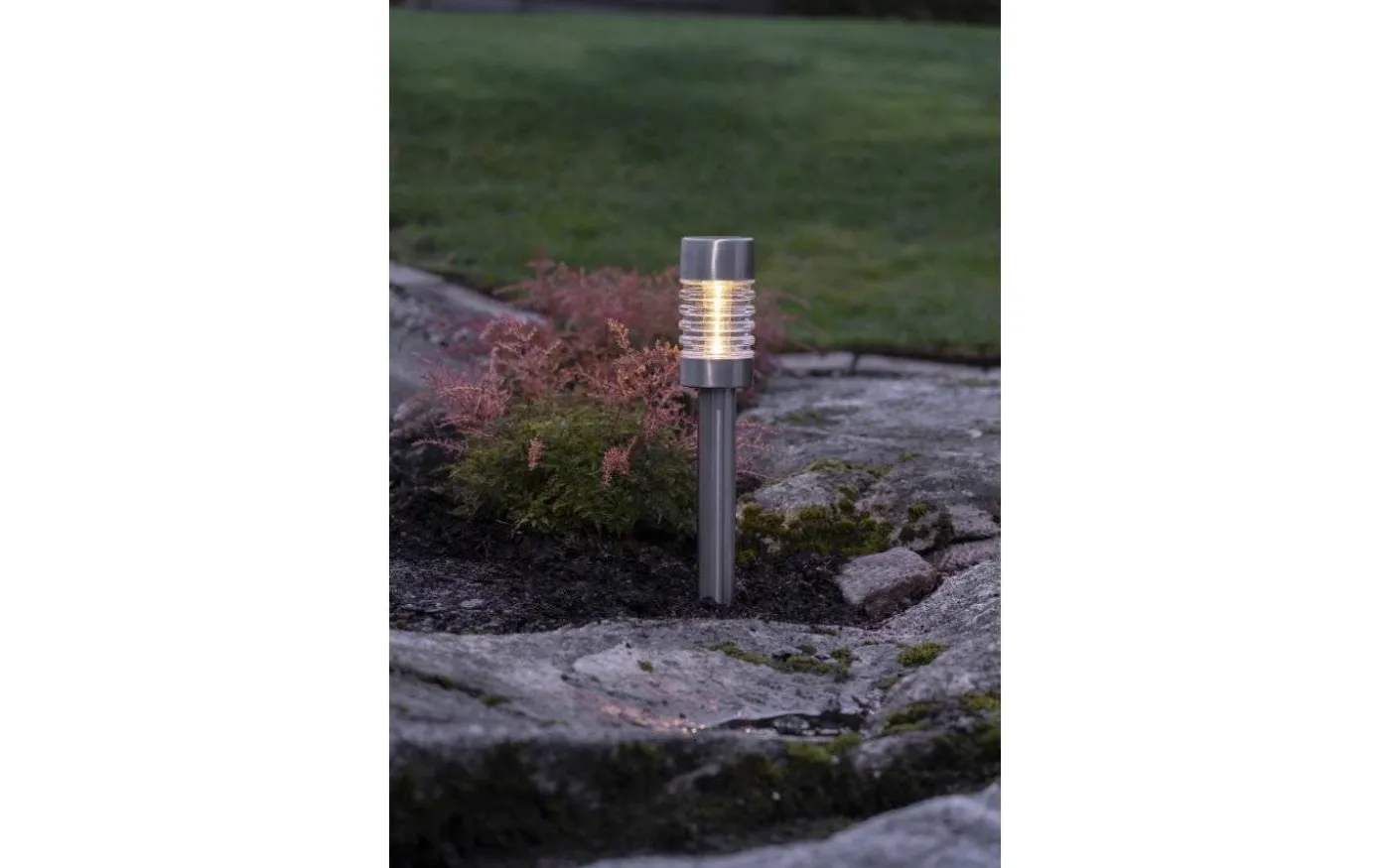 Terni Solcellslampa 42cm Silver