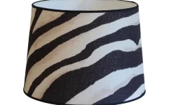 Mönstrade Lampskärmar<Hallbergs Terranea Zebra Lampskärm Ø35cm Svart Ralph Lauren