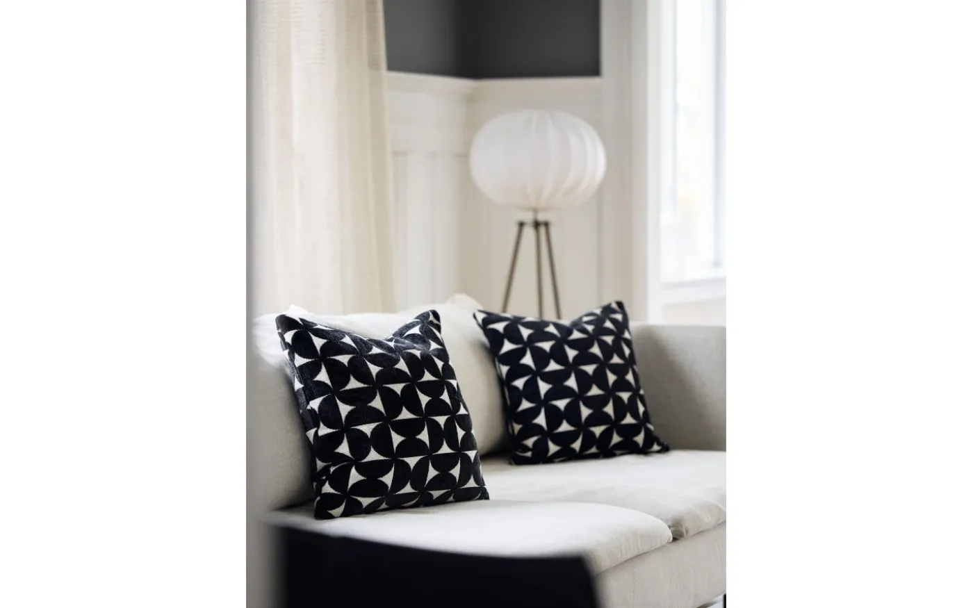 Tess Kuddfodral M Blå 45x45cm