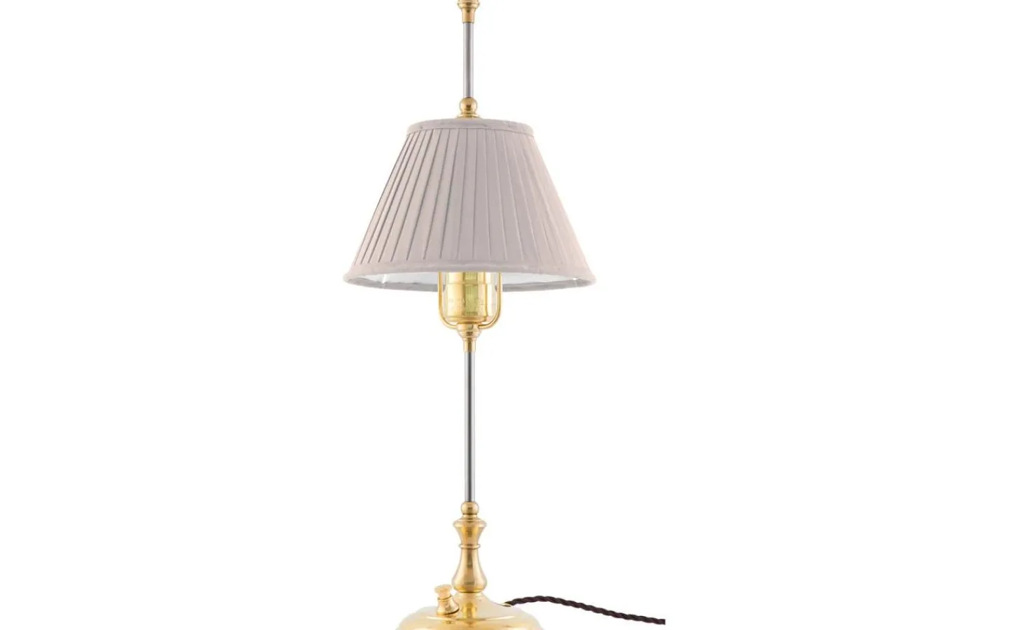 Plisserade Lampskärmar<Karlskrona Lampfabrik Textilskärm 200 - Beige bomullstyg