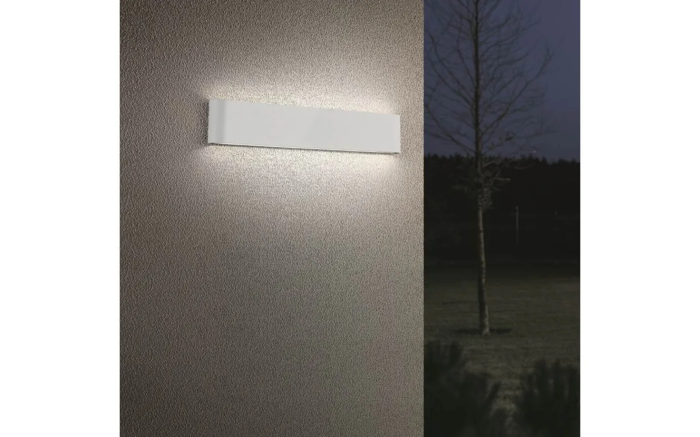 Trio Lighting Thames II Vägglampa LED 46,5cm mattvit IP54* Upp & Nedljus Lampor|Vägglampor Utomhus