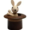 Trädekorationer<Spring Copenhagen The Magic Hat Kanin Trädekoration 9,5 cm Lönn