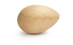 Kökstillbehör<Spring Copenhagen The Salt Egg Saltkar 6cm Askträ