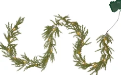 Thuja Batteridriven Girlang 180cm Grön IP44