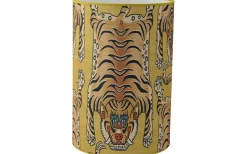Hallbergs Tiger Lampskärm Ø32cm Guld* Cylinder Lampskärmar