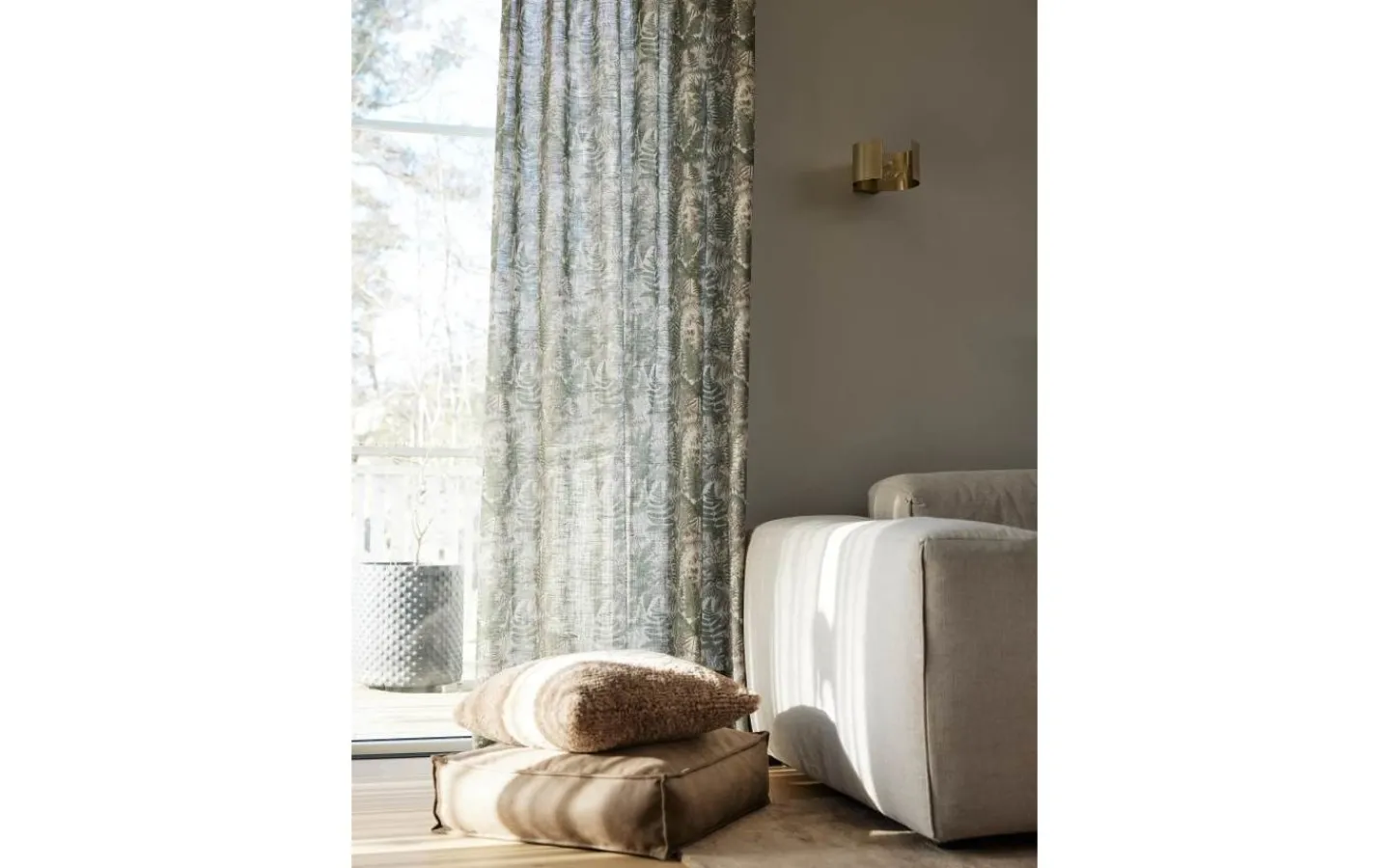 Svanefors Tilly Metervara 140cm Mossa* Polyestertyg Metervara|Visa Alla Tyger I Metervara