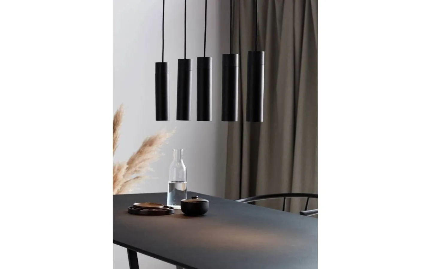 Nordlux Tilo Taklampa 81cm 5L Svart* Kök & Matplats|Avlånga Taklampor