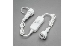 Ljusslingor Utomhus<Konstsmide Timer till Utbyggbara Ljusslingor 24V IP44 Vit