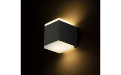 Rendl Tiras II Vägglampa 2x6W LED 3000K Antracitgrå IP54* Upp & Nedljus Lampor