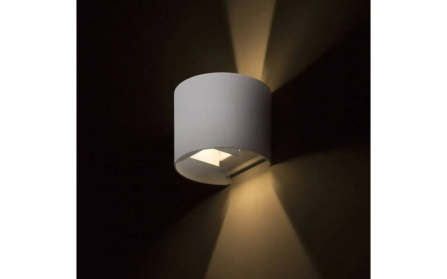 Upp & Nedljus Lampor|Vägglampor Utomhus<Rendl Tito R Vägglampa LED 6W 3000K Borstad Aluminium IP54