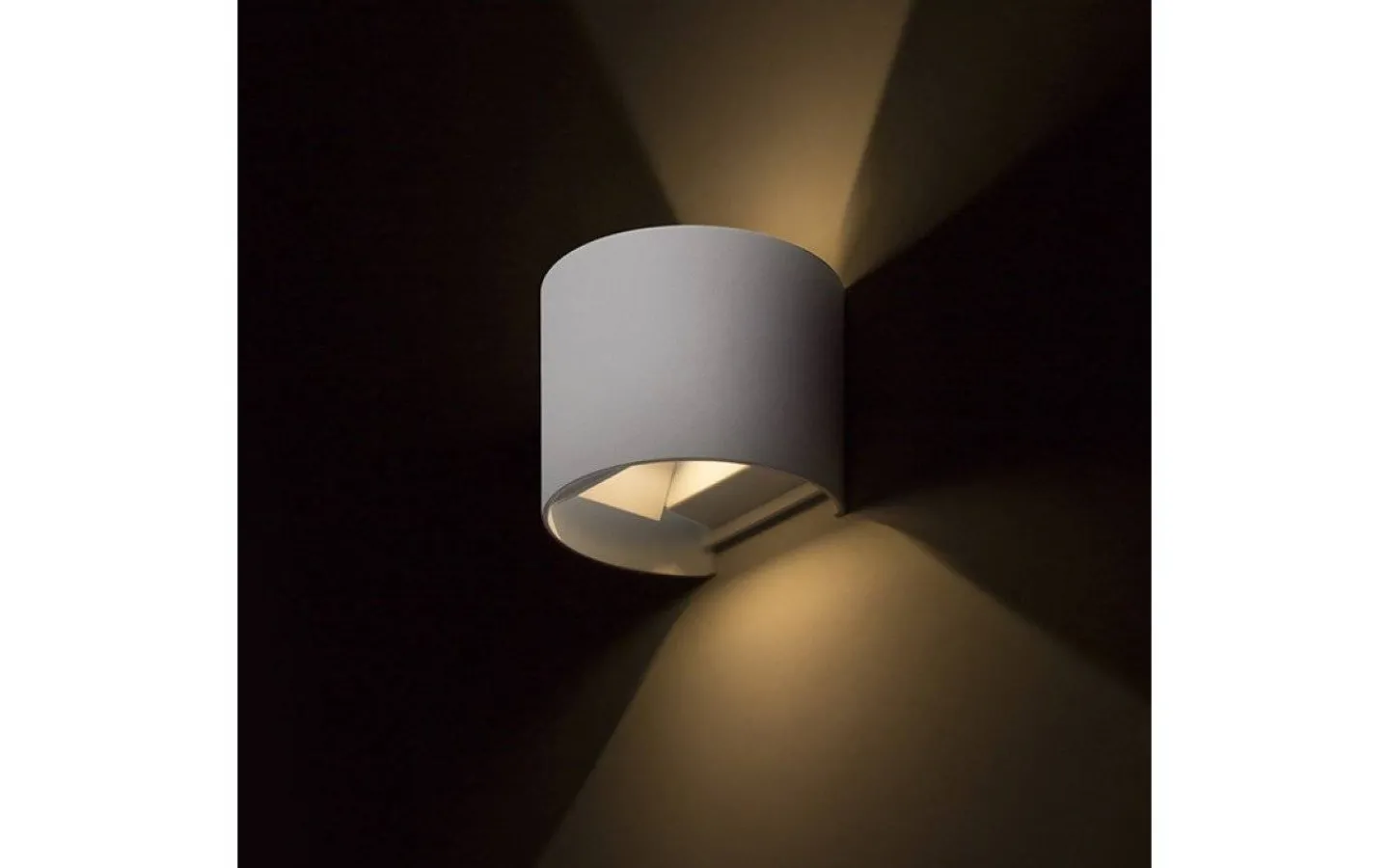 Upp & Nedljus Lampor|Vägglampor Utomhus<Rendl Tito R Vägglampa LED 6W 3000K Borstad Aluminium IP54