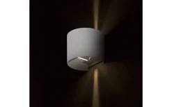 Tito R Vägglampa LED 2x3W 3000K Vit IP65