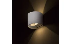 Tito R Vägglampa LED 2x3W 3000K Vit IP65