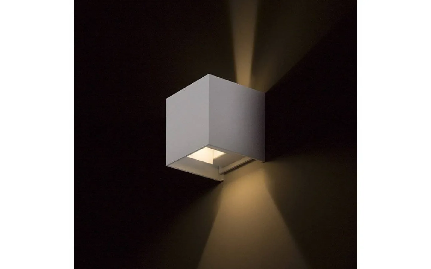 Upp & Nedljus Lampor|Vägglampor Utomhus<Rendl Tito SQ Vägglampa LED 6W 3000K Vit IP54