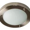 Badrumslampor Tak<ArmaturHantverk Tjörn Plafond Ø18cm 3-Steg DIM LED 10W 3000K Nickel IP44