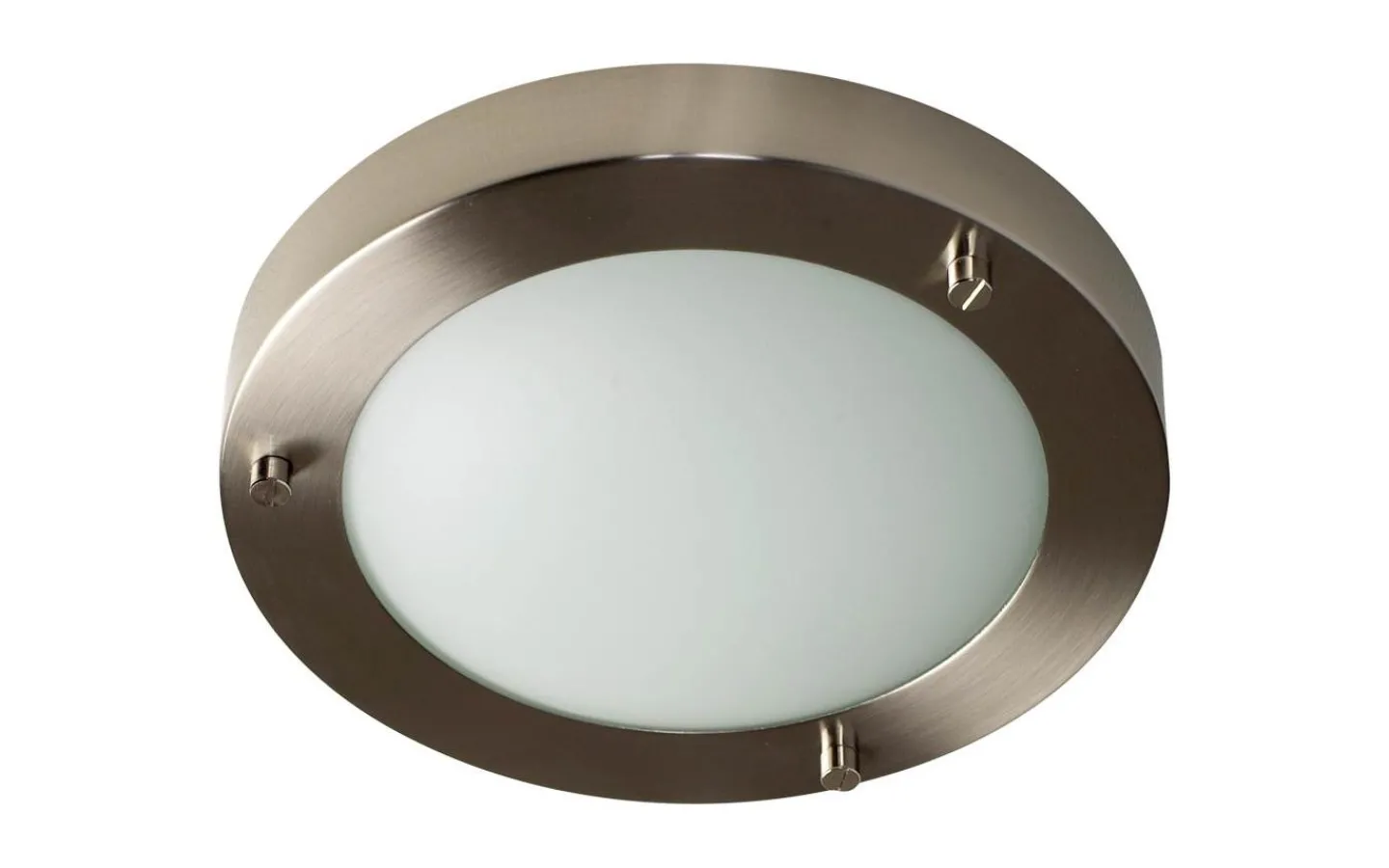 Badrumslampor Tak<ArmaturHantverk Tjörn Plafond Ø18cm 3-Steg DIM LED 10W 3000K Nickel IP44
