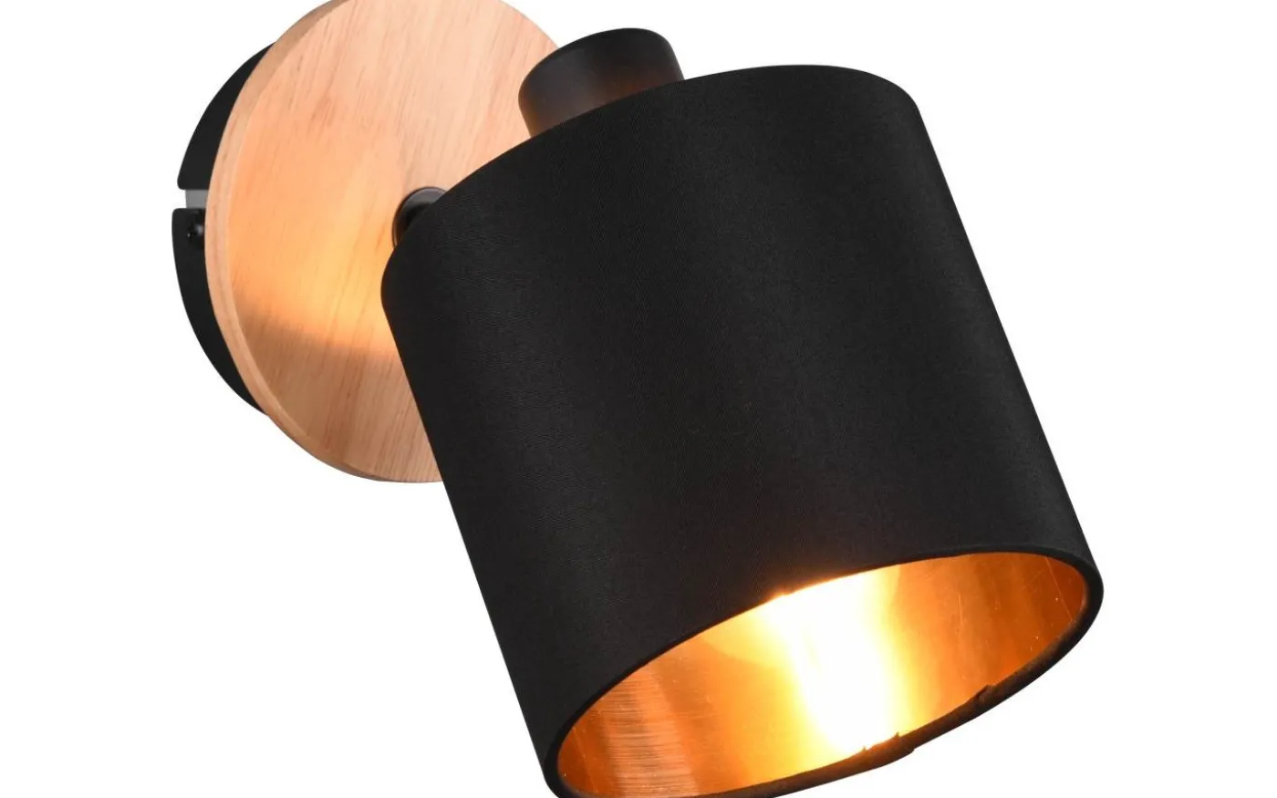 Tommy Spotlight E14 trä/matt svart