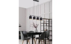 Tommy Takpendel 4xE14 matt svart/guld