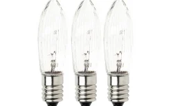 E10 Jullampor|E10 Jullampor<Konstsmide Topplampa 9 och 11-arm E10 23V 3W 3-Pack