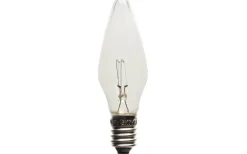 E10 Jullampor|E10 Jullampor<Konstsmide Topplampa 5-arm E10 55V 3W 3-Pack