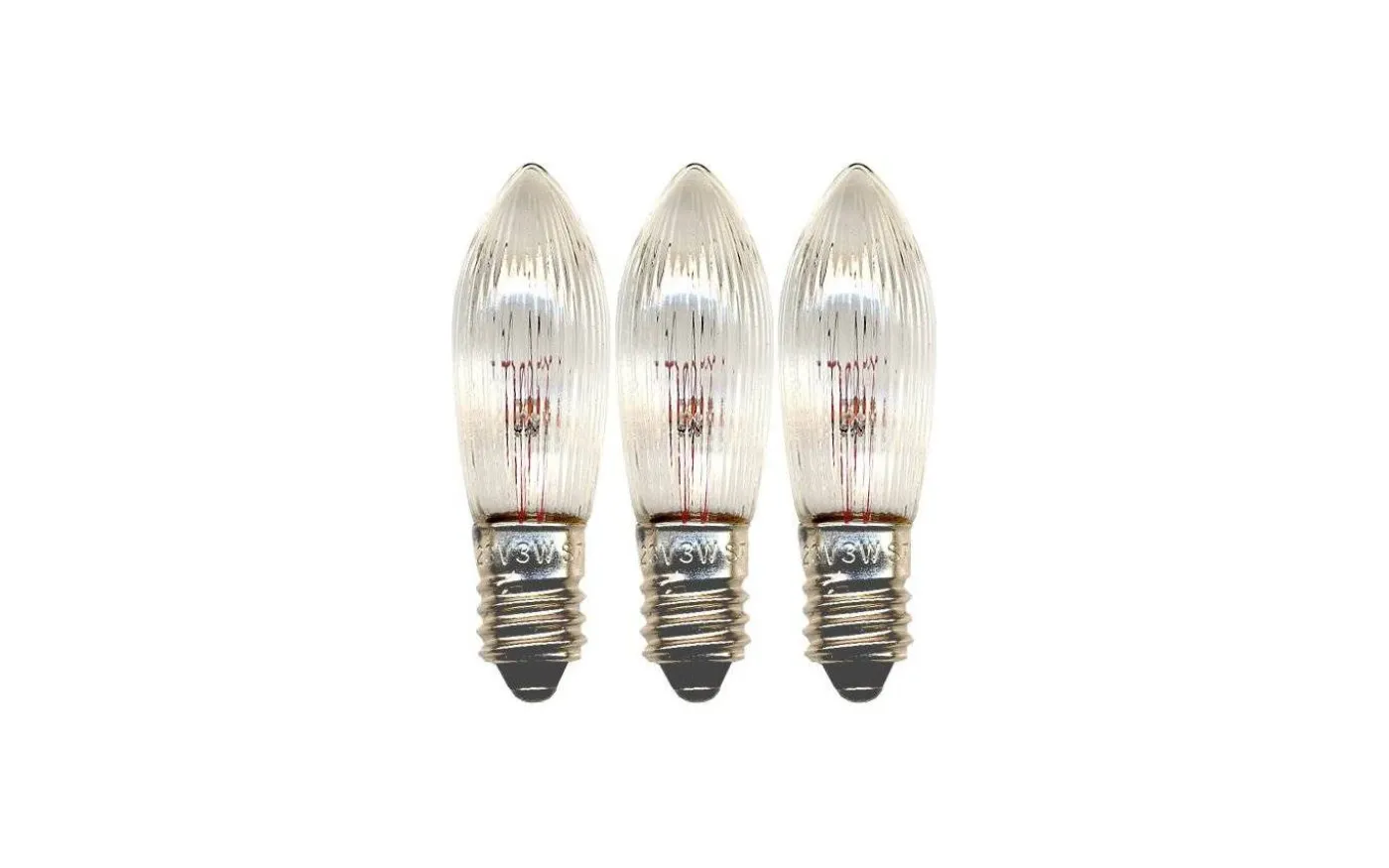 Topplampa 5-arm E10 55V 3W 3-Pack