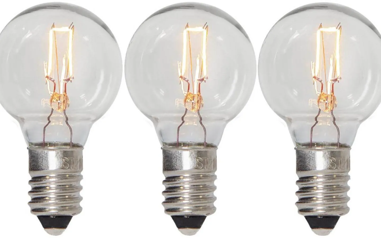 E10 Jullampor|E10 Jullampor<Star Trading Topplampa 7-arm E10 34V 3W 3-Pack