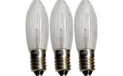 Star Trading Topplampa E10 Trafo-24V 1,8W klar 3-Pack* E10 Jullampor|E10 Jullampor