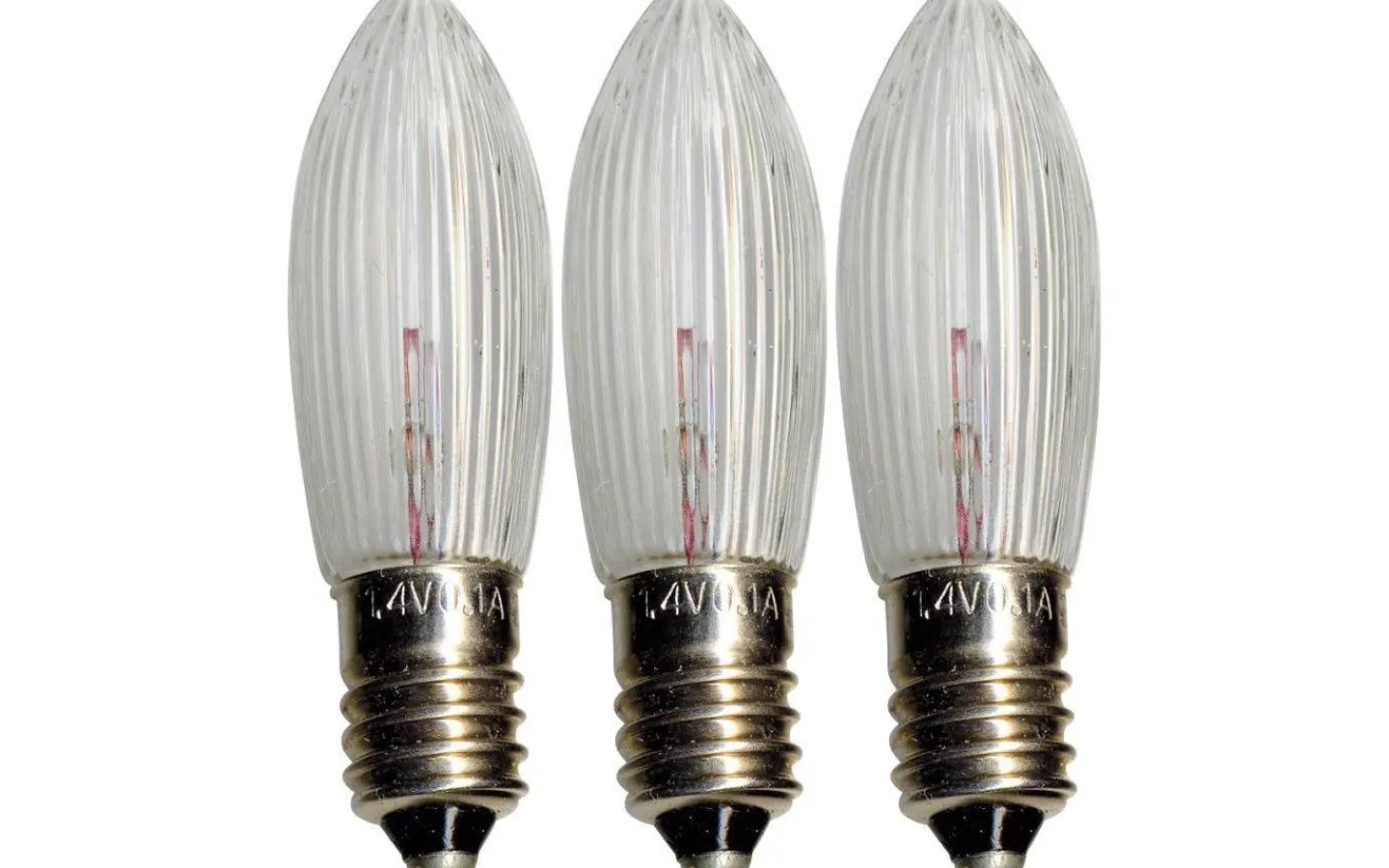 Star Trading Topplampa E10 Trafo-24V 1,8W klar 3-Pack* E10 Jullampor|E10 Jullampor