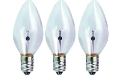 Konstsmide Topplampa E10 3V 0,5W 3-Pack* E10 Jullampor|E10 Jullampor